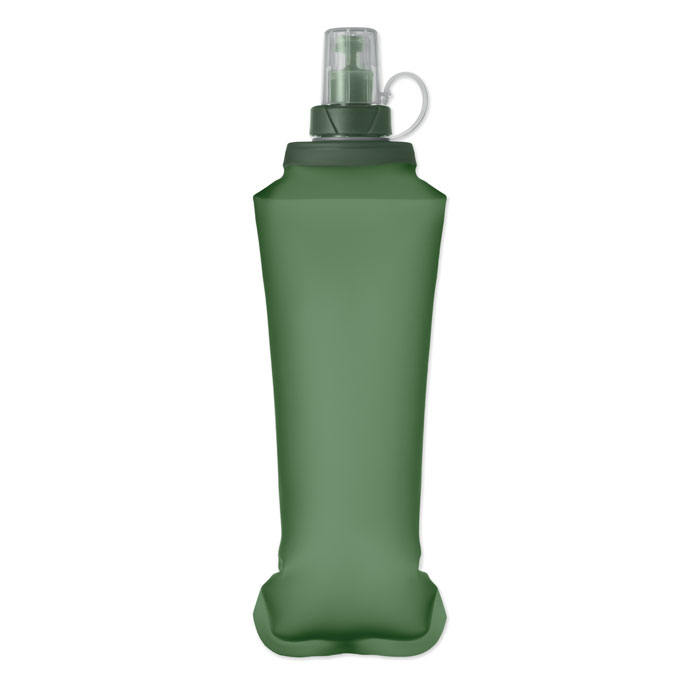 Gourde pliable 500 ml personnalisée en TPU Biter Vert 